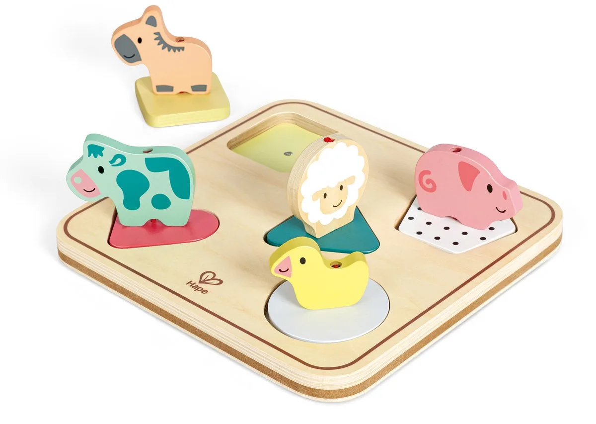 Puzzle Tiergeräusche Tom von Hape, Ausgabe Mehrfarbig – Schachtel