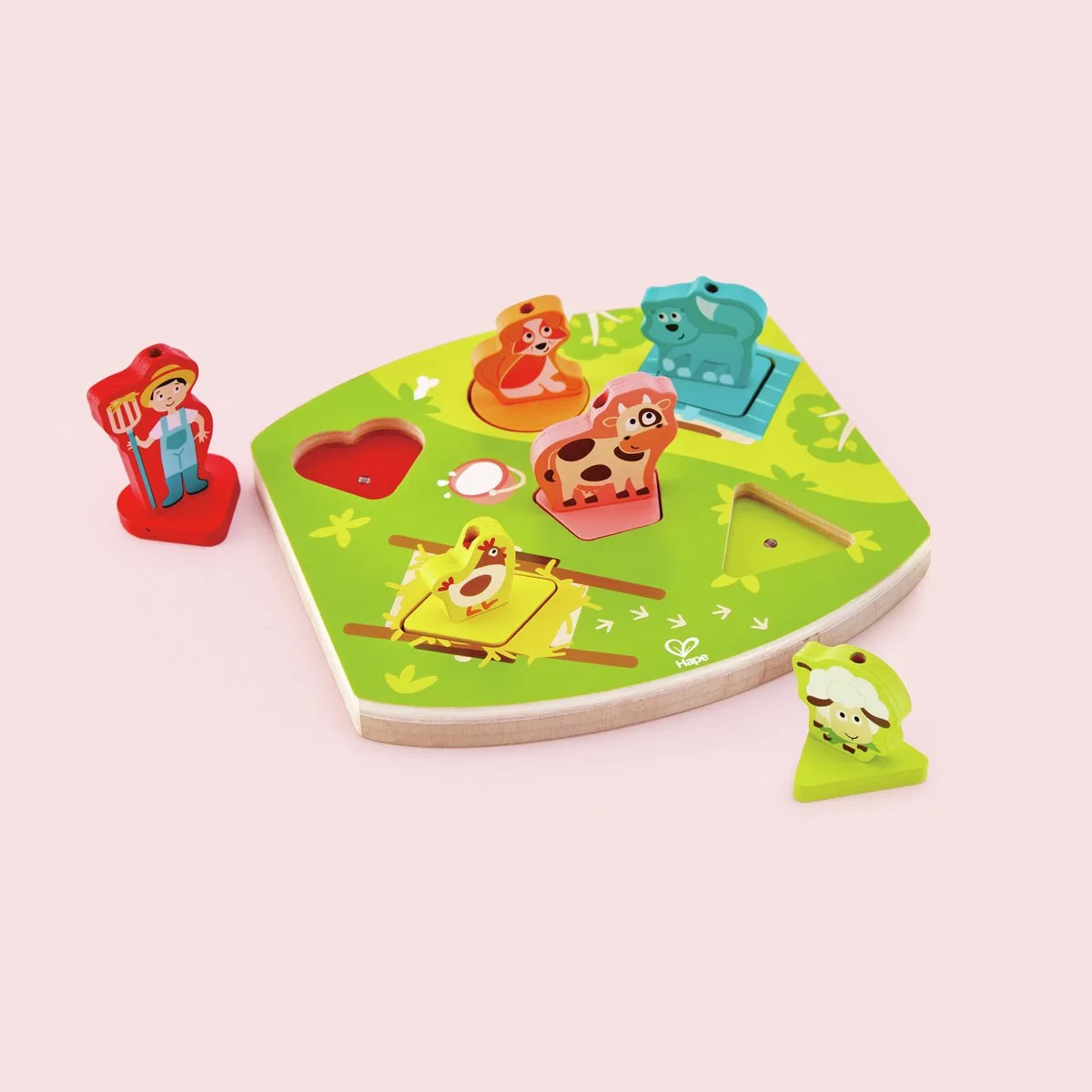 Puzzle Des Sons De La Ferme de Hape, édition Multicolore – boîte