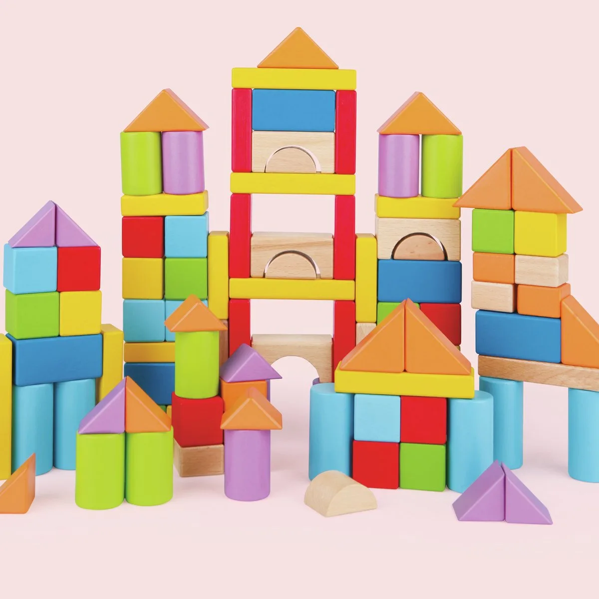 Hape 101 Bitars Träpussel 27x22x13 Cm von Hape, Ausgabe Mehrfarbig – Schachtel