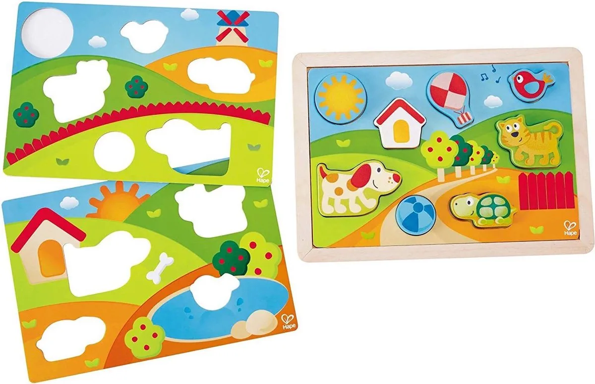 Integriertes Puzzle Von Sunny Valley von Hape, Ausgabe Mehrfarbig – Schachtel