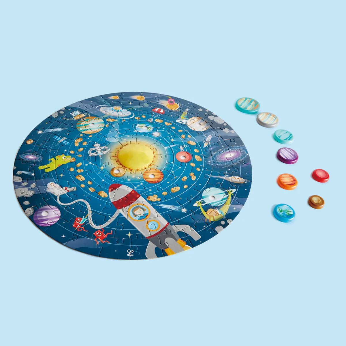 Sonnensystem-puzzle von Hape, Ausgabe Mehrfarbig – Schachtel