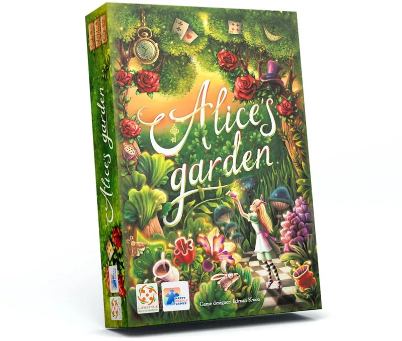 Alice's Garden Bordspel - NL van Happy Meeple – doos