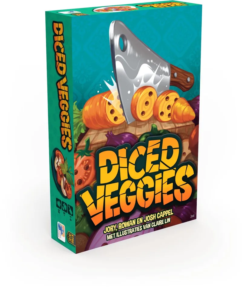 Diced Veggies - Edition en Français van Happy Meeple – doos