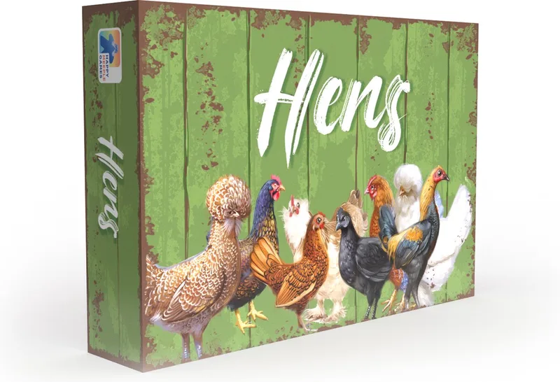 Hens - Bordspel voor 1-4 spelers - 8+ jaar - HMG-2301 van Happy Meeple – doos