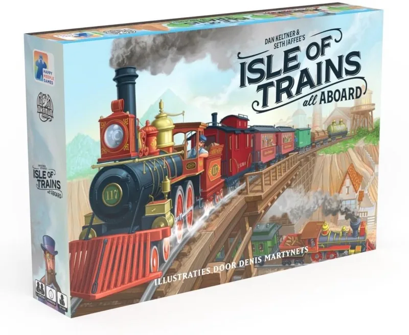 Isle of Trains - Kaartspel von Happy Meeple – Schachtel