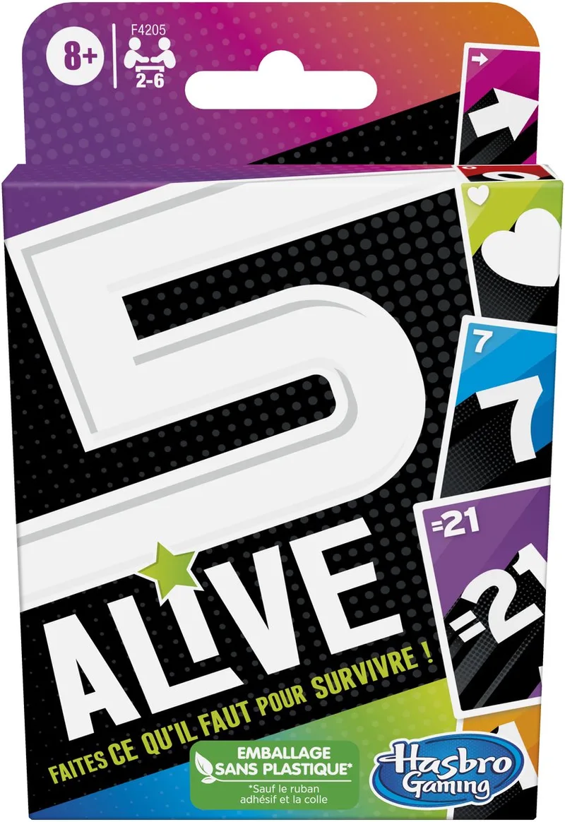 5 Alive - Kaartspel (Franstalig) von Hasbro Gaming – Schachtel