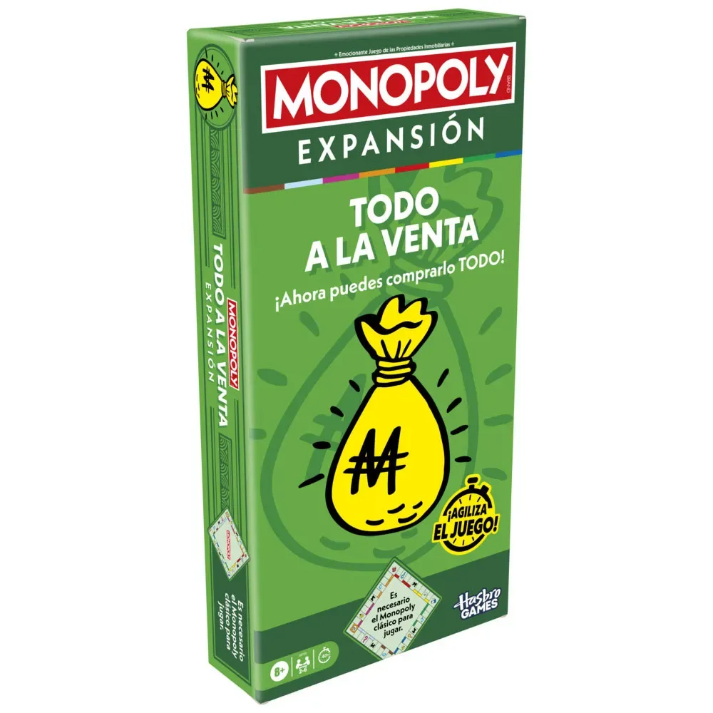 Monopoly Allt Till Salu I Brädspel Spanska von Hasbro Gaming – Schachtel