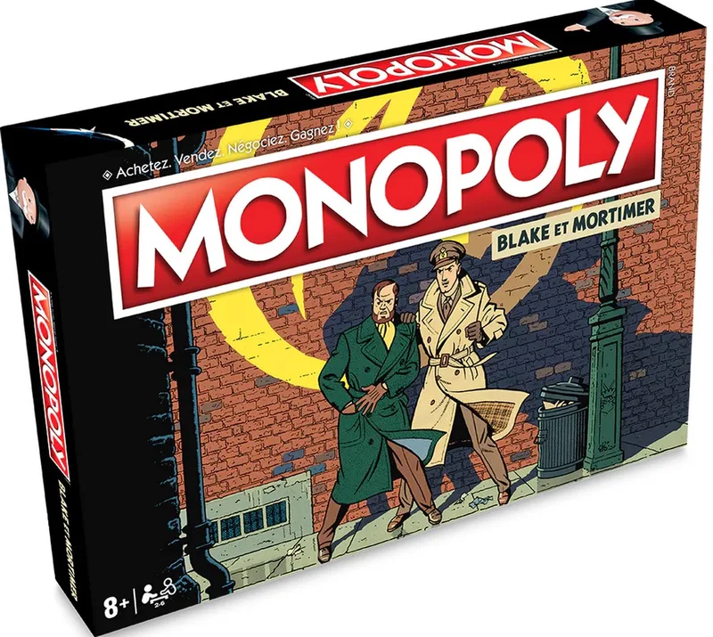 Blake & Mortimer - Gezelschapsspel - Min leeftijd 8 jaar - 2 tot 6 spelers - Nederlandstalige uitbreidingsset inclusief von Hasbro Gaming – Schachtel