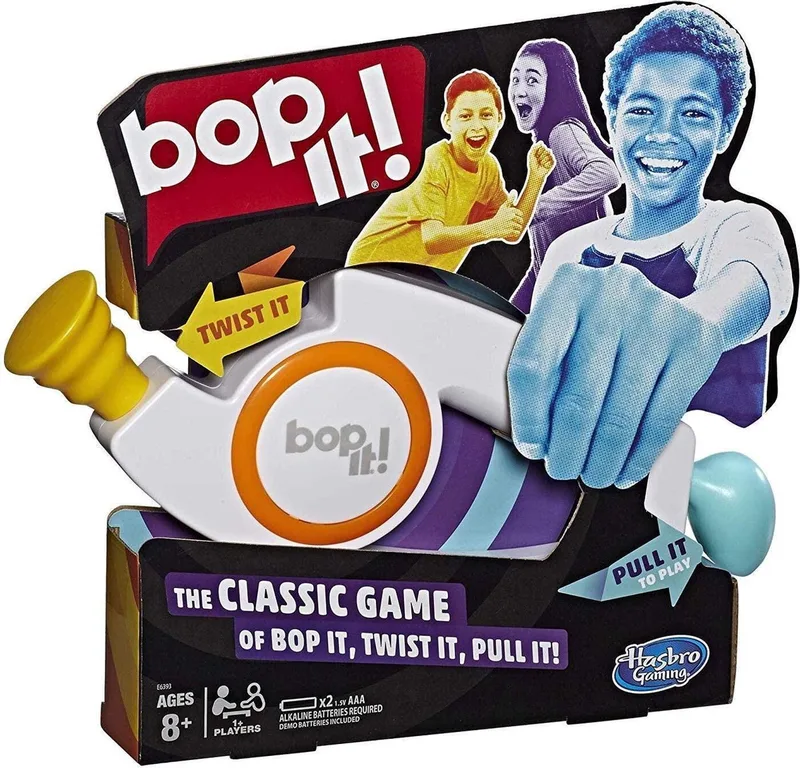 Bop It! - Bop it, Twist it, Pull it! de Hasbro Gaming – boîte