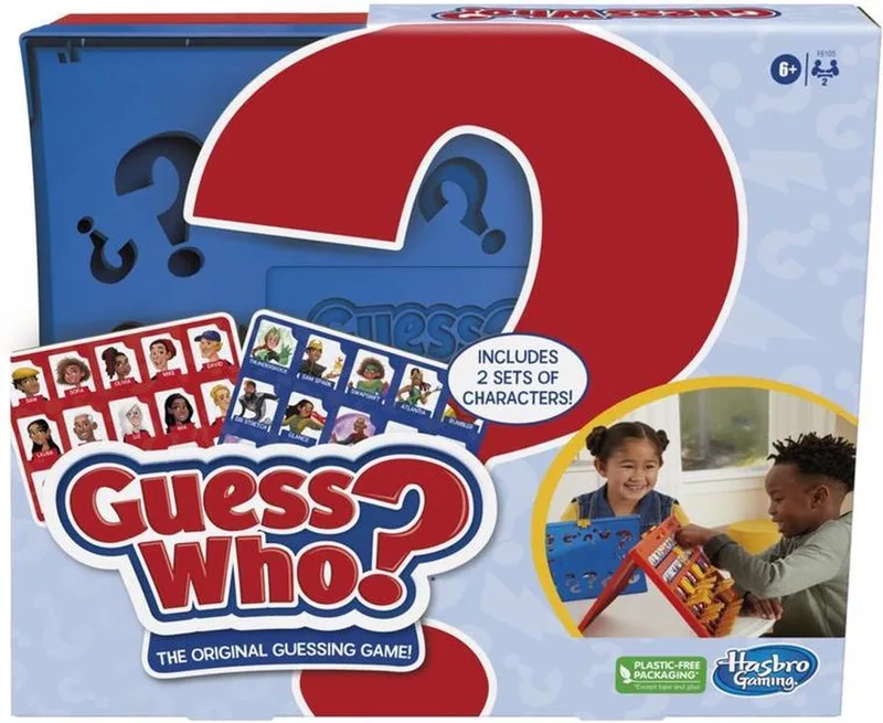 bordspel Guess Who - klassiek familiespel voor kinderen. från Hasbro Gaming, utgåva Meerkleurig – kartong