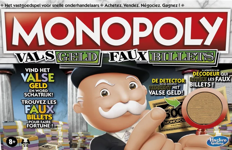 Bordspel Monopoly Monopoly Counterfeit tickets (FR) van Hasbro Gaming – doos
