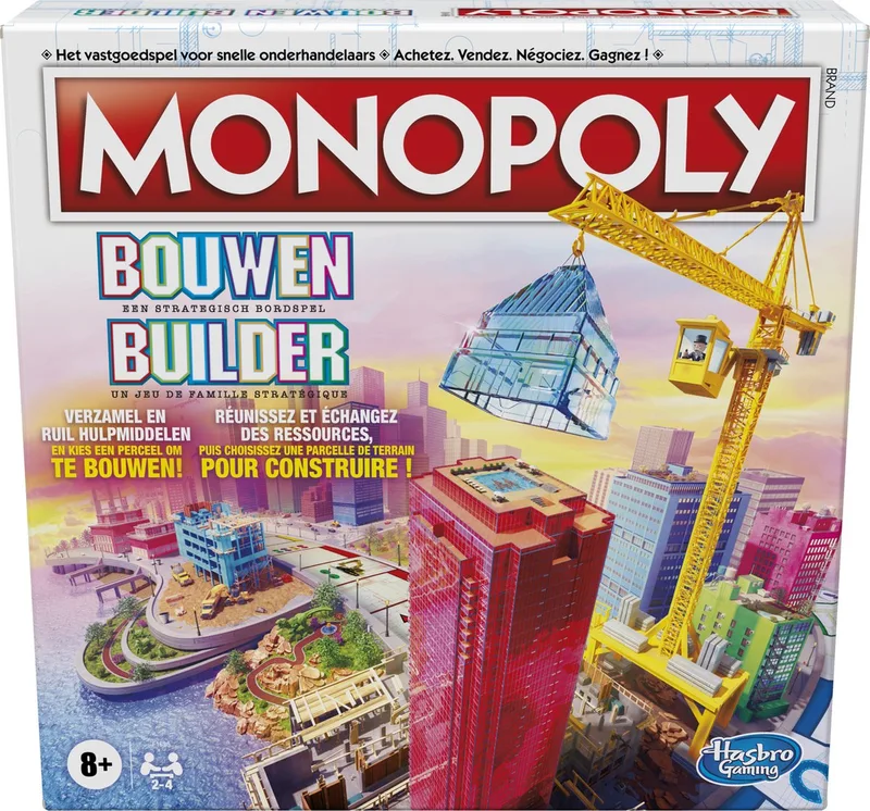 Bouwen - Belgische Editie von Hasbro Gaming – Schachtel