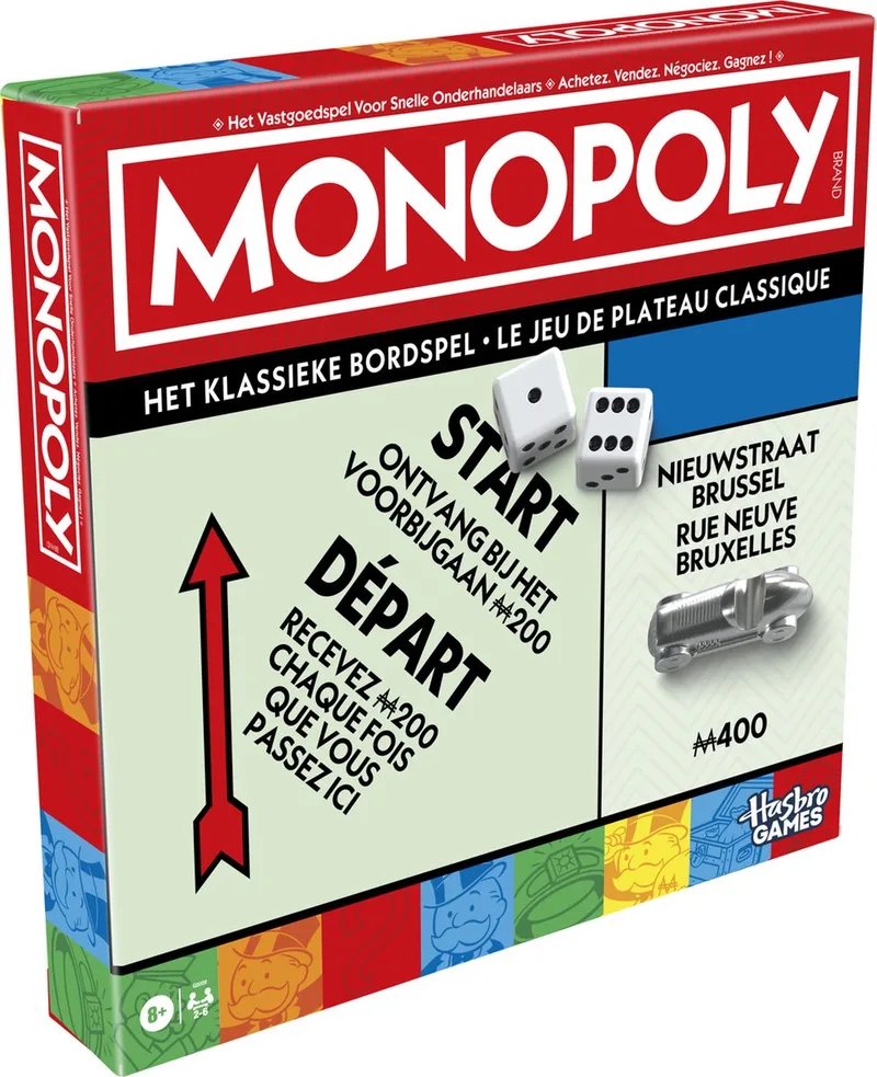 Classic Bordspel Vernieuwde editie - BE editie - Gezelschapsspel de Hasbro Gaming – boîte