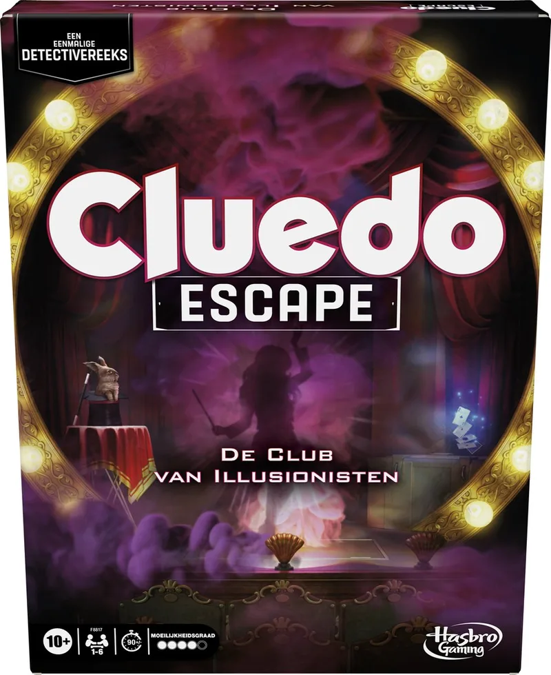 Cluedo Escape The Illusionist Club from Hasbro Gaming – box