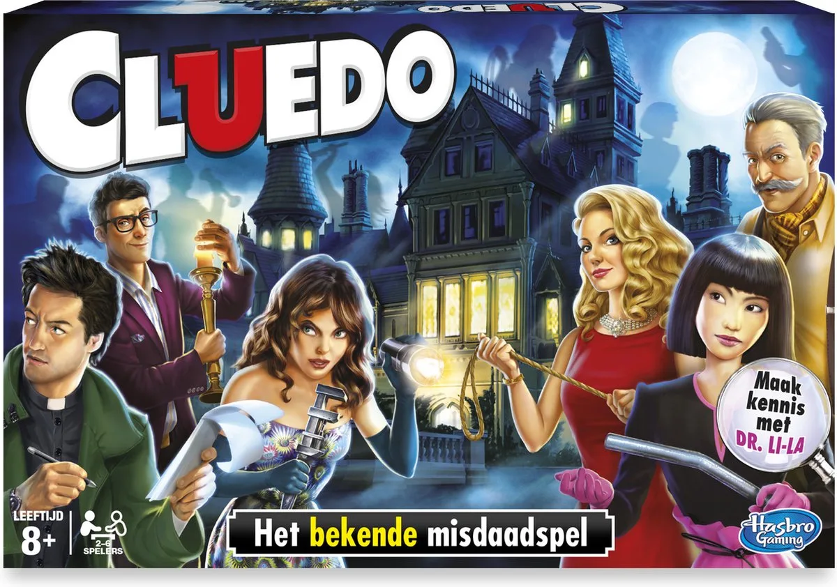 Cluedo Het Bekende Misdaadspel van Hasbro Gaming – doos