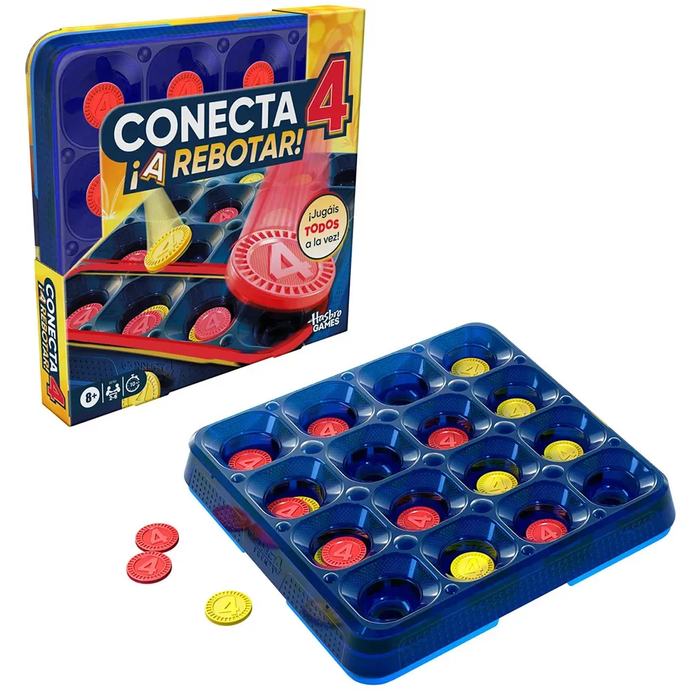 Conecta 4 Frenzy Brætspil fra Hasbro Gaming – æske