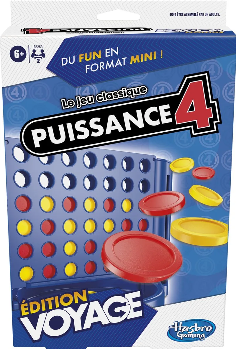 Connect 4 Grab & Go Bordspel Familie fra Hasbro Gaming – æske