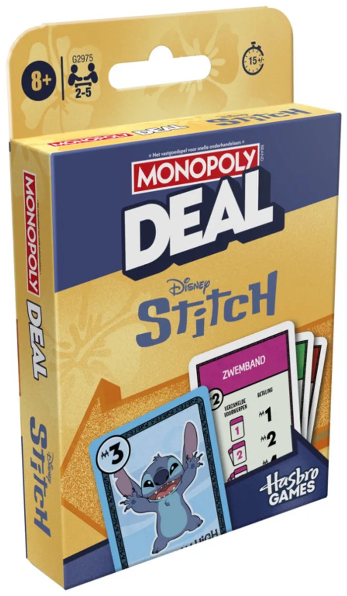 Deal: Disney Stitch-editie, kaartspel, officieel gelicentieerd Disney-spel, kinderen van 8+ von Hasbro Gaming – Schachtel