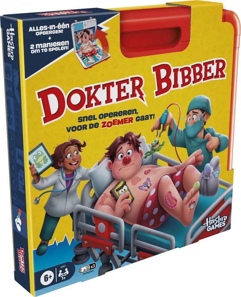 Dokter Bibber - Actiespel - Nederlandstalig from Hasbro Gaming – box