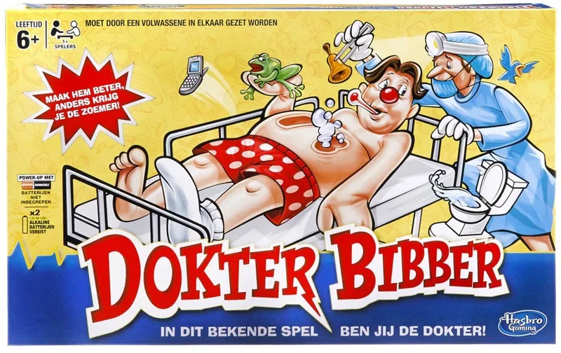 Dokter Bibber - Bordspel - Hasbro Gaming Classic - Gezelschapsspel från Hasbro Gaming – kartong