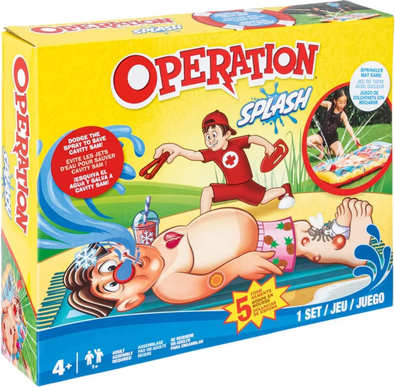 Dokter Bibber Operation Splash Game Bordenspel from Hasbro Gaming – box