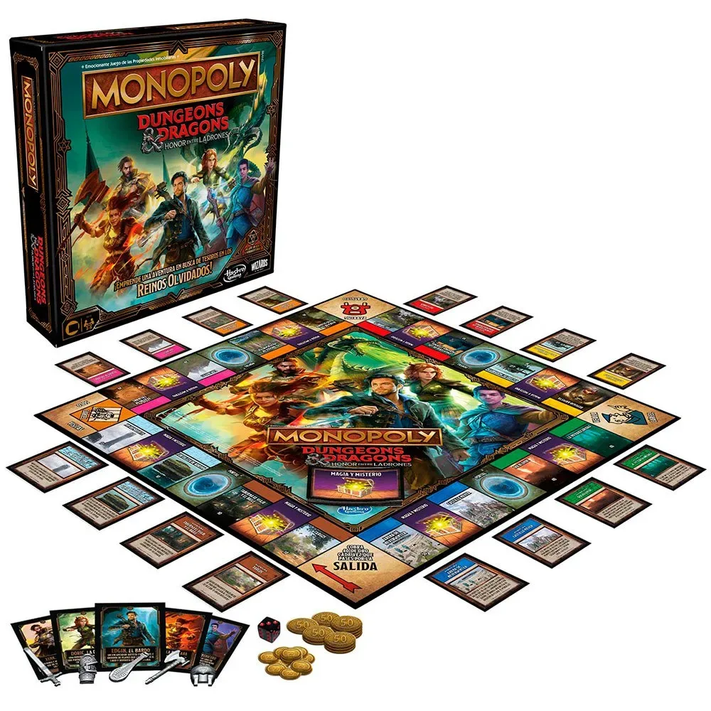 Monopoly Dungeons And Dragons Brädspel från Hasbro Gaming – kartong