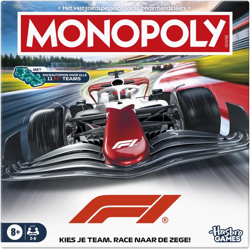 F1 - Bordspel de Hasbro Gaming – boîte