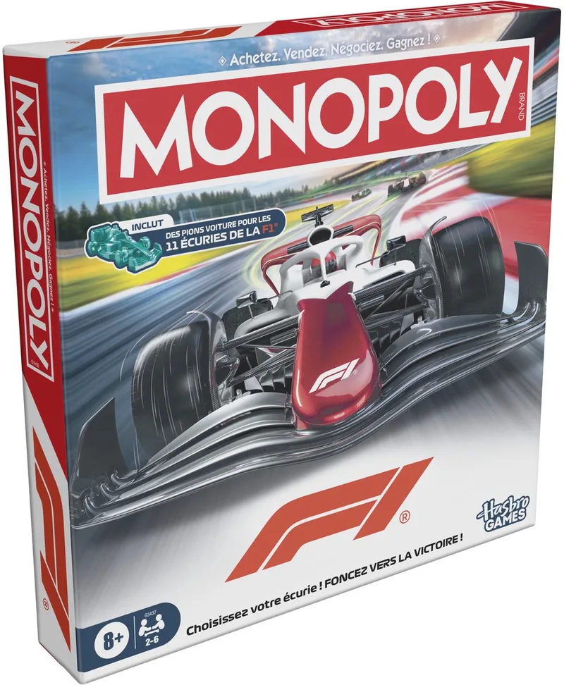F1 - Bordspel - Franstalig van Hasbro Gaming – doos