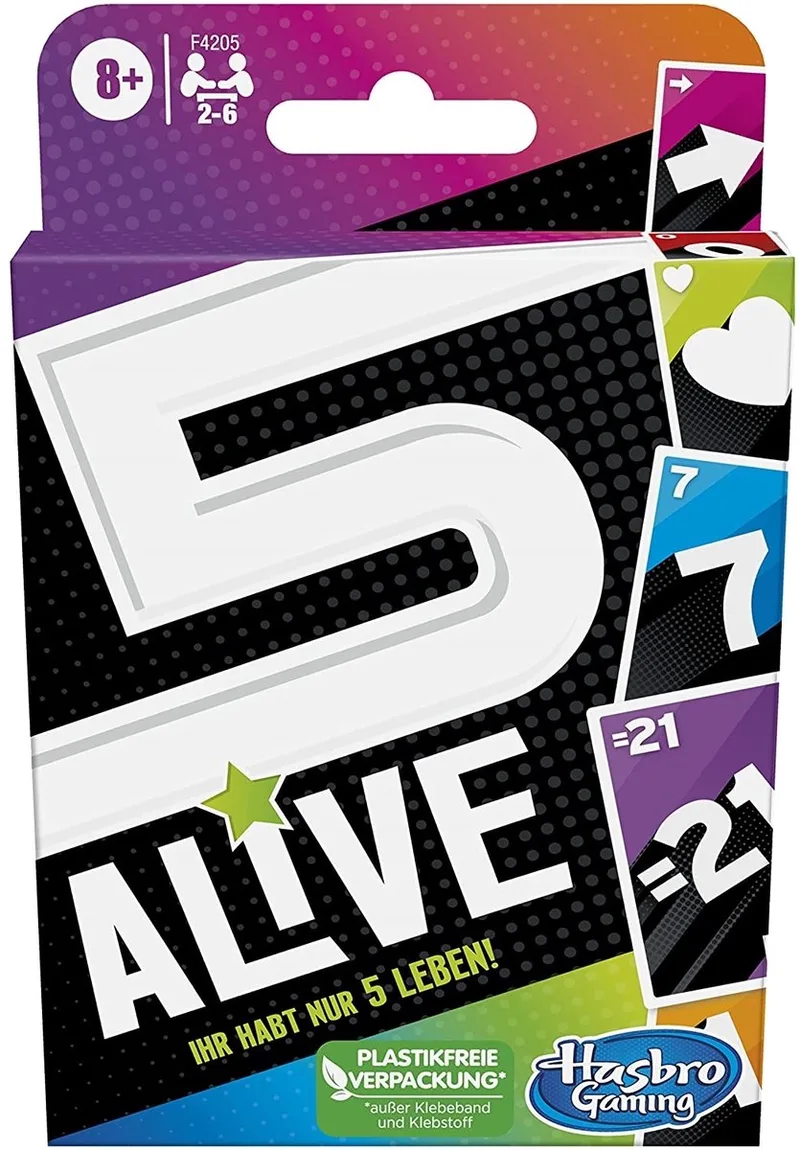 Five Alive Kartenspiel from Hasbro Gaming – box