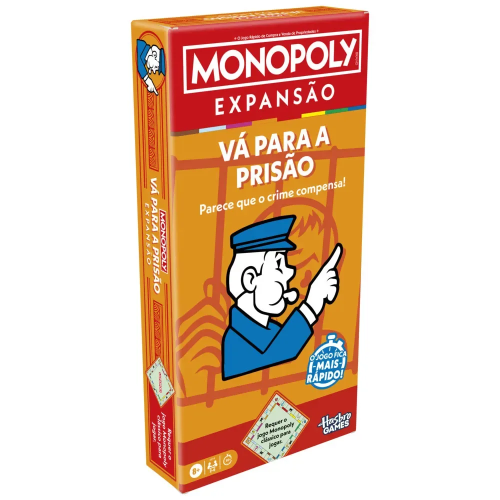 Ga Naar De Gevangenis In Het Bordspel Portugees från Hasbro Gaming – kartong