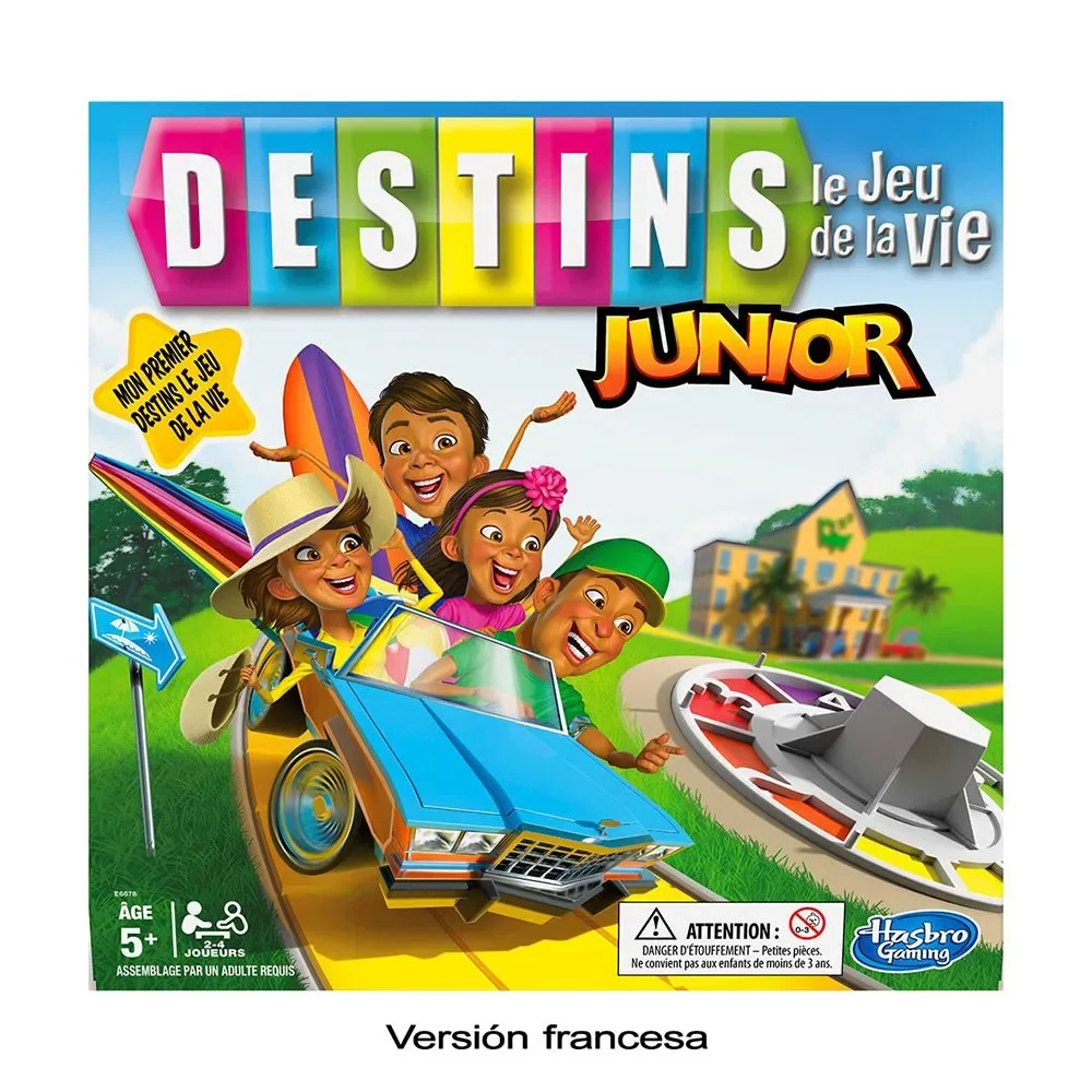 Hasbro Game Of Life Junior Brädspel Franska från Hasbro Gaming – kartong