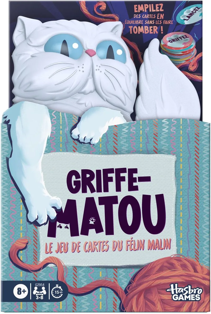 Griffe-Matou – Kaartspel – 8+ – 3-8 spelers from Hasbro Gaming – box
