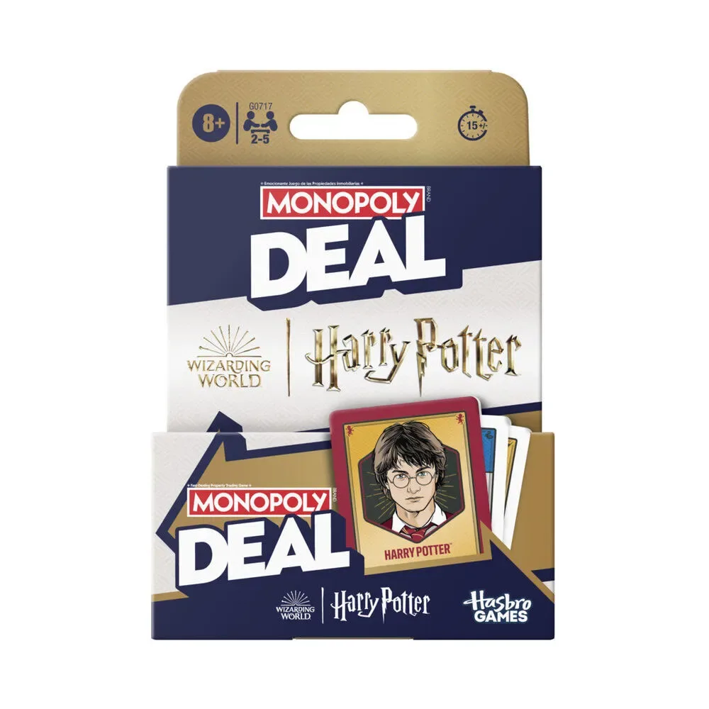 Harry Potter Monopoly Deal från Hasbro Gaming – kartong