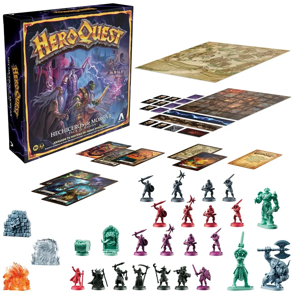 Heroquest Morcar Sorcerers från Hasbro Gaming – kartong