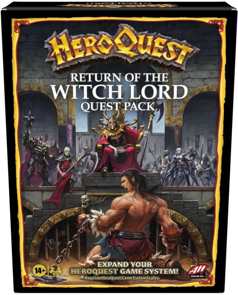 HeroQuest Return of the Witch Lord - Bordspel (Engelstalig) - Gezelschapsspel from Hasbro Gaming – box