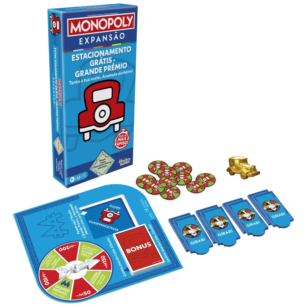 Hoofdprijs: Gratis Parkeren In Bordspel Portugees från Hasbro Gaming – kartong