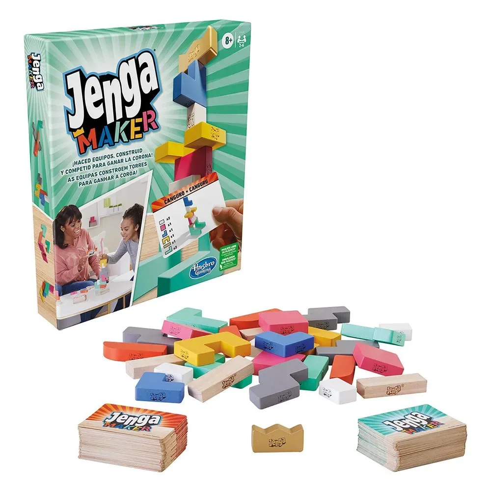 Jenga Maker Bordspel från Hasbro Gaming – kartong