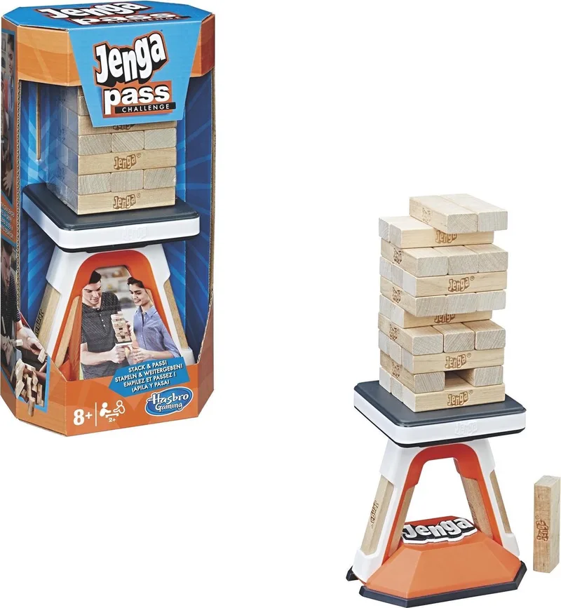 Jenga Pass Challenge de Hasbro Gaming – boîte