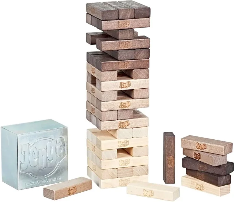 Jenga Rustiek Series - Jenga behendigheid spel - Actiespel from Hasbro Gaming – box