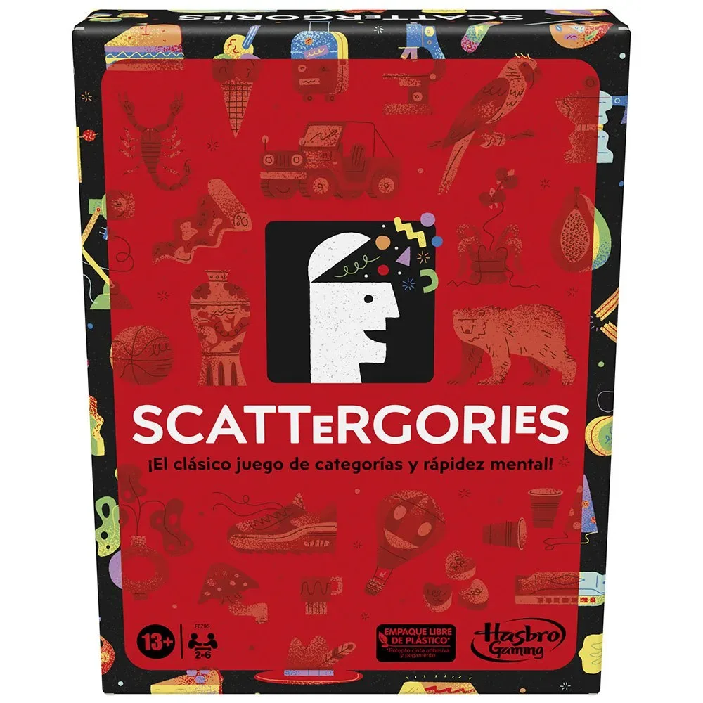 Klassiek Scattergories Bordspel Spaans från Hasbro Gaming – kartong