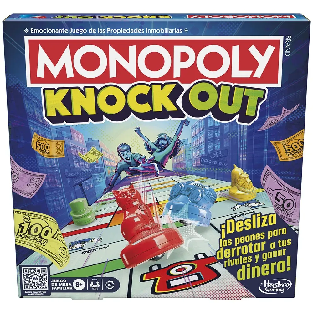Knockout Bordspel Spaanse Versie från Hasbro Gaming – kartong