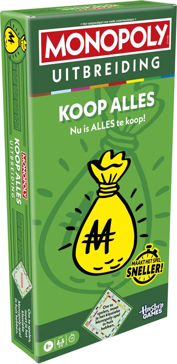 Koop alles - Uitbreiding voor Monopoly - Gezelschapsspel van Hasbro Gaming – doos