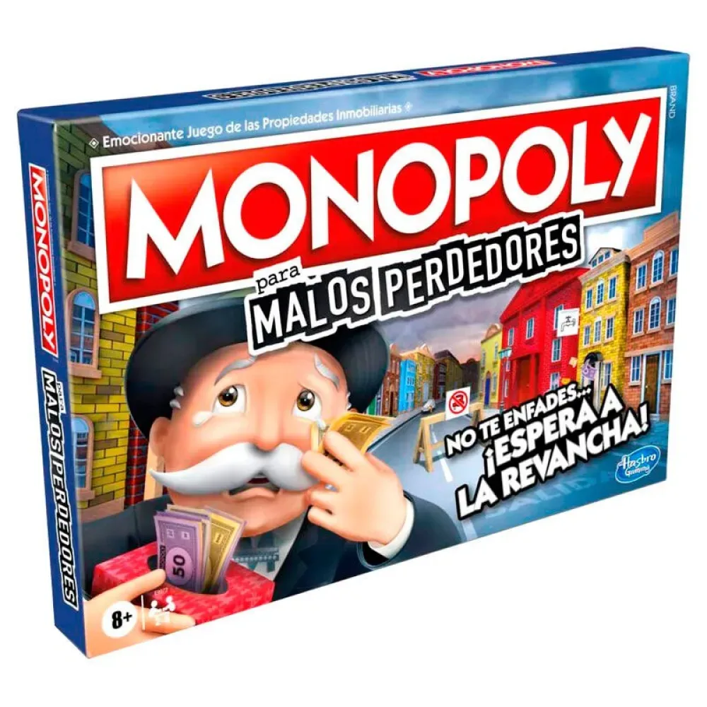 Malos Perdedores Bordspel Spaanse Versie från Hasbro Gaming – kartong