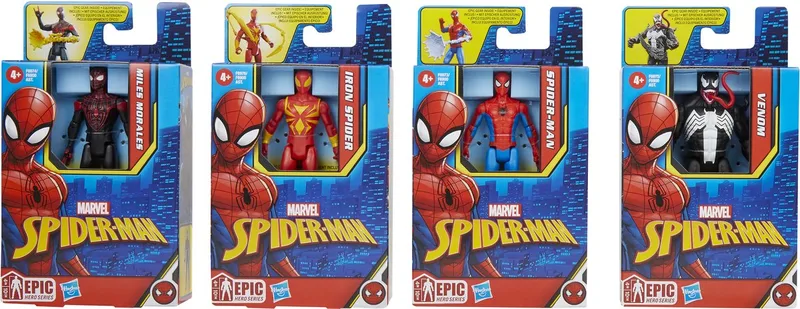 Marvel Spider-Man 10Cm Epic Hero Series Figuren. from Hasbro Gaming, Multicolor edition – box