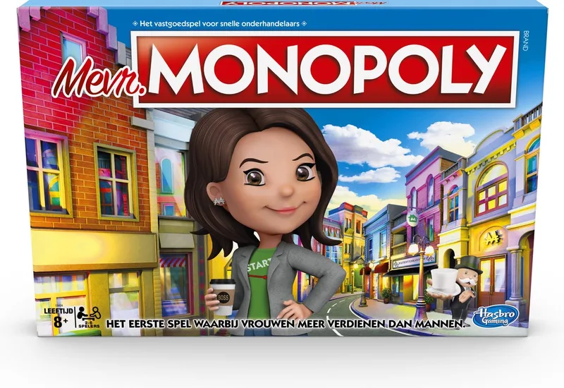 Mevrouw Monopoly from Hasbro Gaming – box