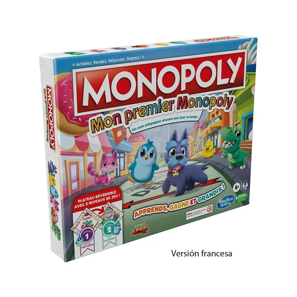 Mijn Eerste Monopoly Bordspel Frans från Hasbro Gaming – kartong