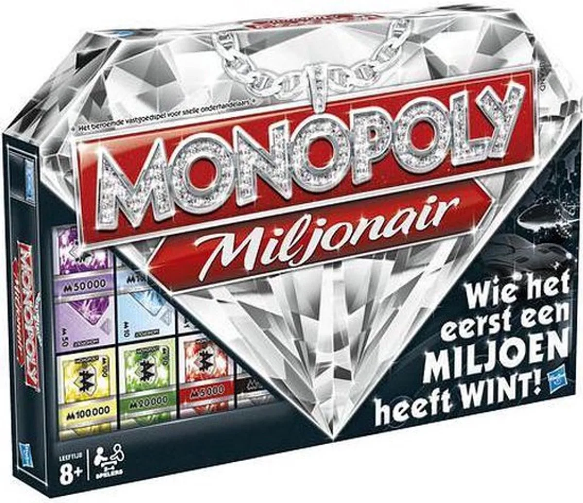 Miljonair van Hasbro Gaming – doos