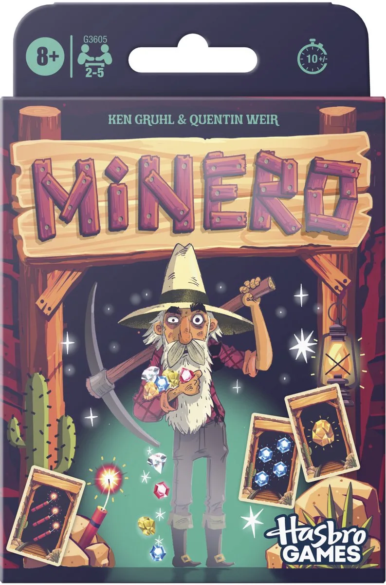 Minero Family Kaartspel - Engelstalig from Hasbro Gaming – box