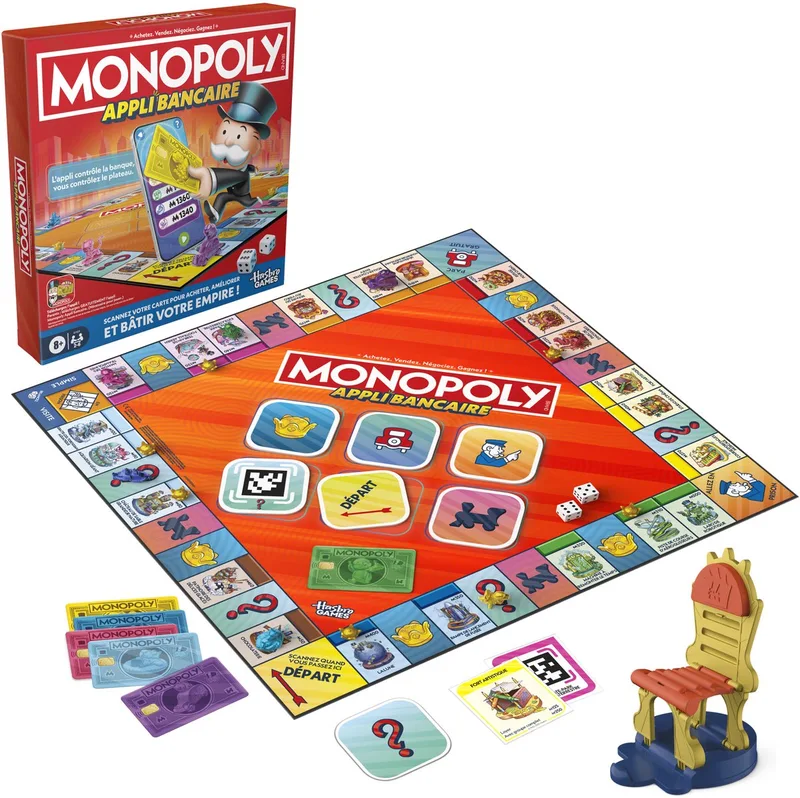 Mobiel bankieren - bordspel - Franstalig van Hasbro Gaming – doos
