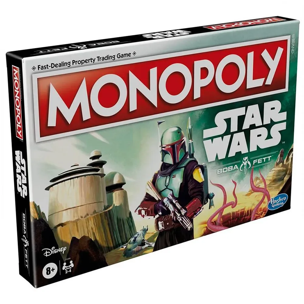Monopoly Boba Fett Star Wars Bordspel Spaans från Hasbro Gaming – kartong
